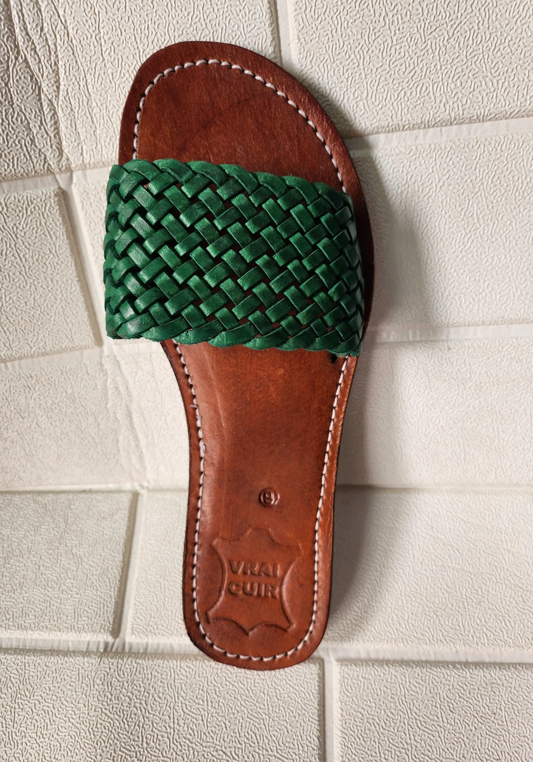 Women’s Braided Leather Summer Moroccan Sandals